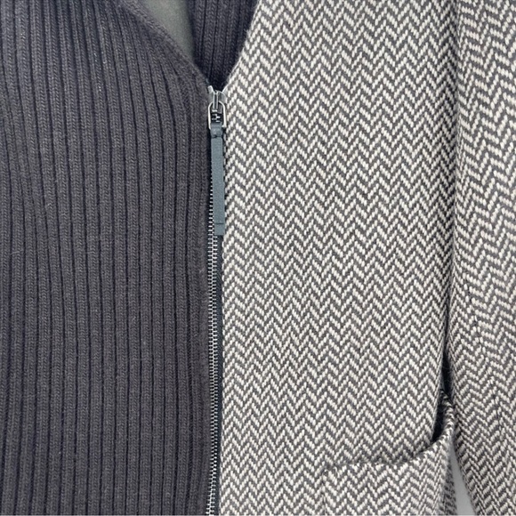 Max Mara lana virgin wool cashmere zipper jacket/blazer size 8 - Picture 3 of 10